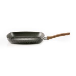 Sarten Tipo GRILL | PICCA | Cuadrado de 28cm | Color Negro