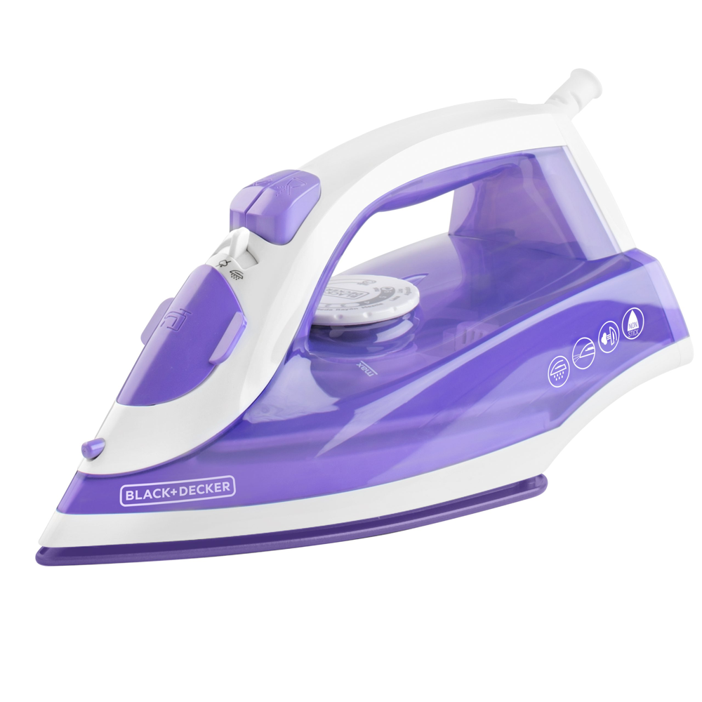 Plancha a Vapor | Black + Decker TrueGlide | Color Morado