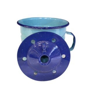 Vaso Hervidor Petrificado | 18 cm | Con Espumadera