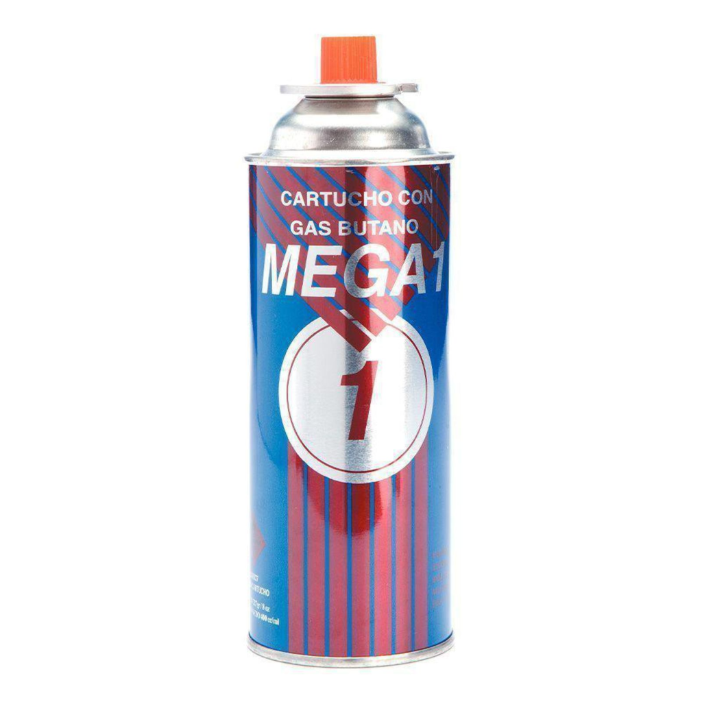 Cartucho De Gas Butano | Mega 1 | 8 onzas | Estufas Portátiles de Camping