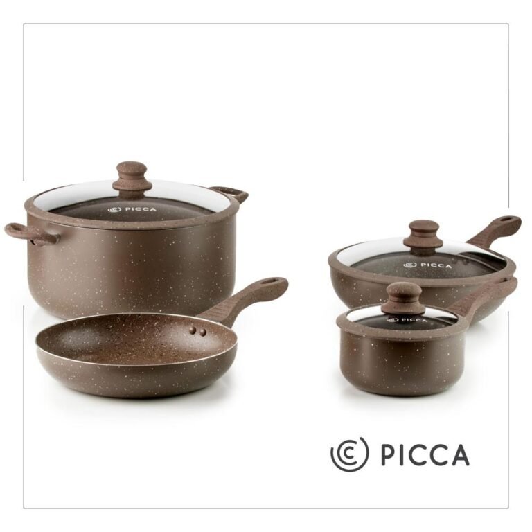 Bateria de Cocina PICCA 7 Piezas | VERONA color Cafe