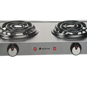 Estufa Eléctrica SELECTRIC - ECOCINA | 2 Hornillas | 1000 Watts