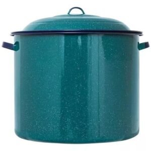 Olla de Peltre Cinsa 42 cm | 45 Litros | Verde Jaspeado