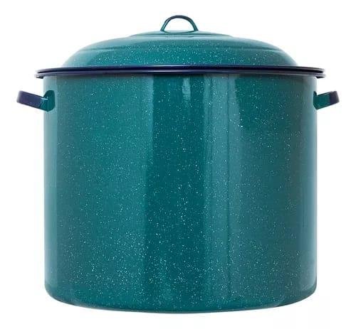 Olla de Peltre Cinsa 42 cm | 45 Litros | Verde Jaspeado