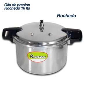 Olla de Presión ROCHEDO | 16 Litros | Empaque de Silicona | Medida 32x20 cm