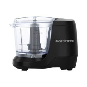 Mini Procesador De Alimentos | MASTERTECH | 1.5 Tazas | Color negro