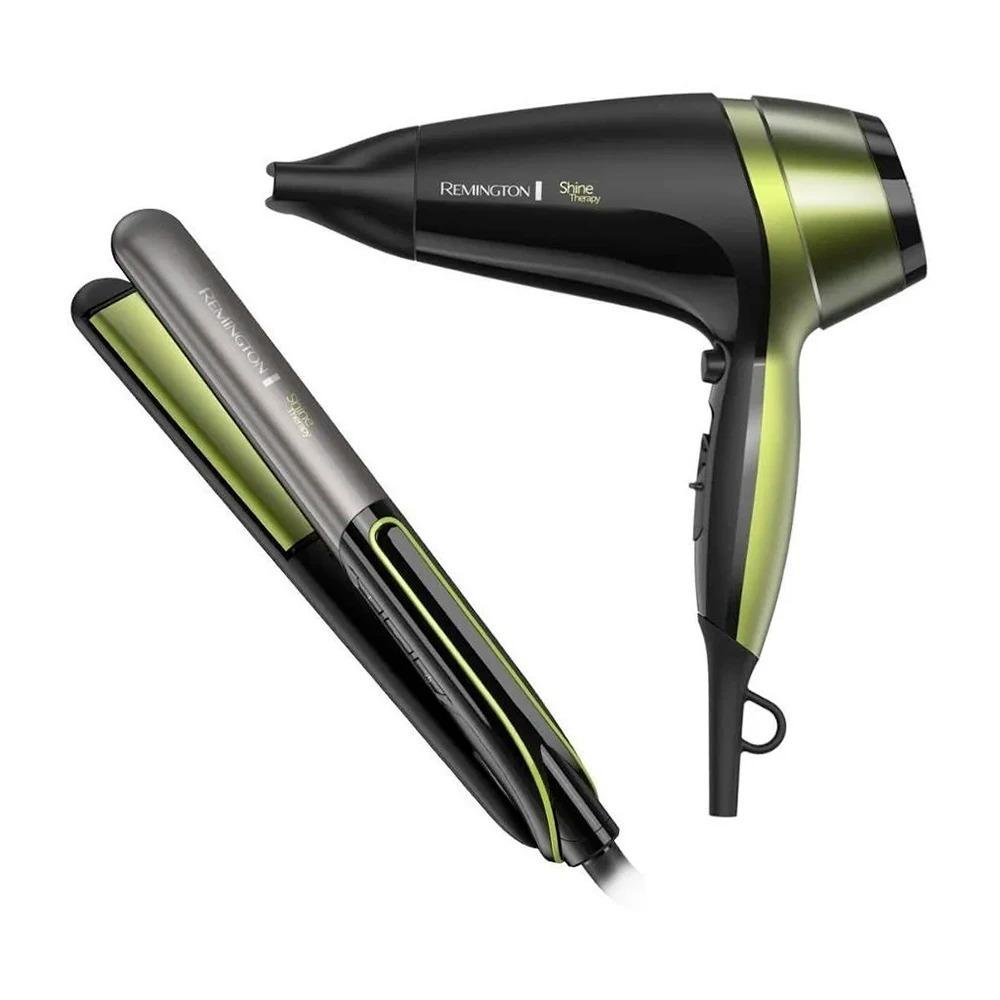 Combo REMINGTON Alisadora y Secadora | Aguacate con Macadamia | S12A-D13A (110) F