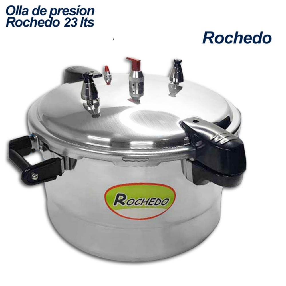 Olla de Presion ROCHEDO | 23 Litros | Empaque de Silicona | Medida 35x23 cm