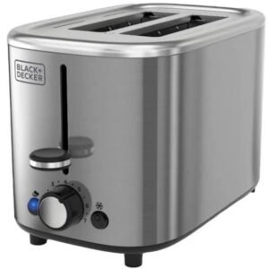 Tostador de pan BLACK AND DECKER | 2 Rebanadas | Acero Inoxidable |