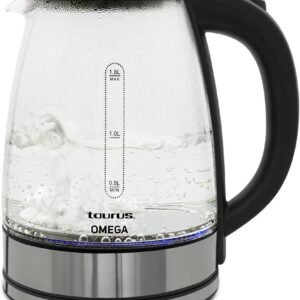Hervidor Electrico TAURUS | Cristal de Borosilicato | 1.8 Litros | 1000 Watts