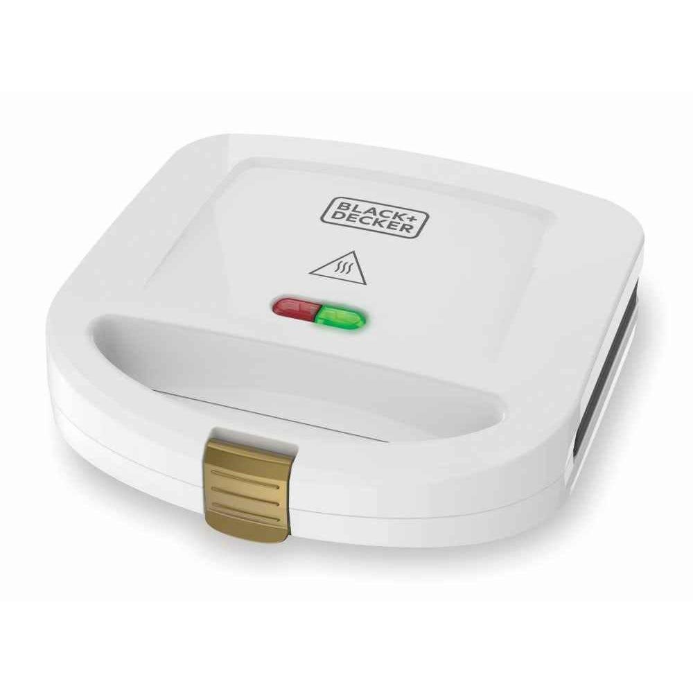 Sandwichera BLACK AND DECKER | 700 Watts |Con Placas Antiadherente | Gold Edition