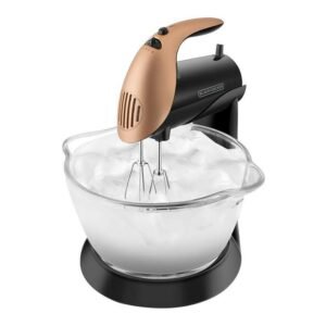 Batidora BLACK AND DECKER De Pedestal | 5 Velocidades | 250W Watts | Copper collections
