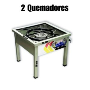 Estufa Industrial | 1 Hornilla | 2 Quemadores