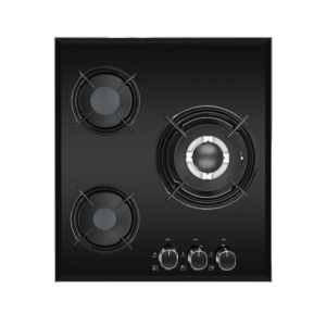 Estufa Empotrable IML de Gas| 3 Hornilla | Cuerpo de Vidrio Templado | QE-3V