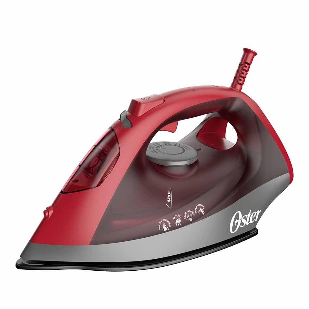 Plancha de Vapor Oster® | Roja con suela de cerámica | GCSTAC6051