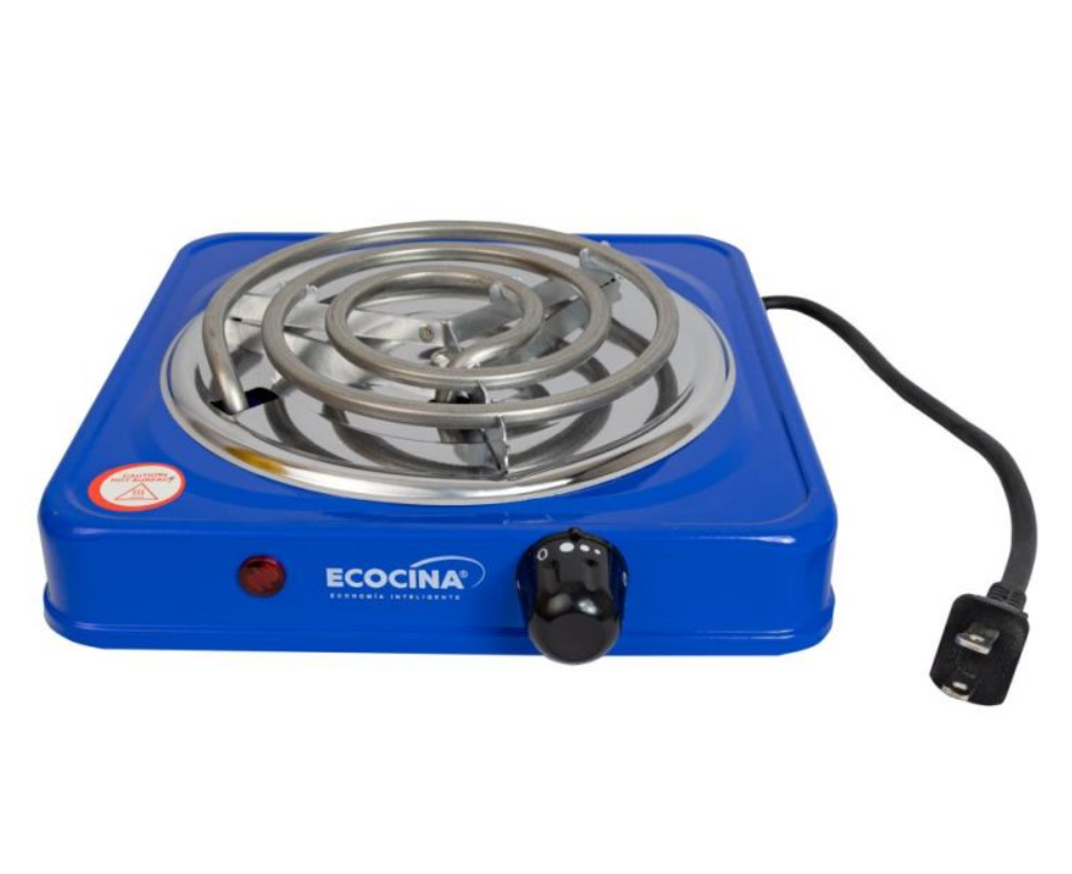 Estufa Electrica Ecocina | 1 Hornillas | Azul 1000W