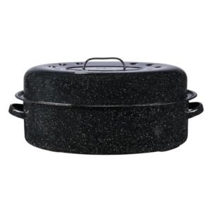 Pavera Cinsa | Ovalada con Tapa | Peltre Vitrificado |20 Libras