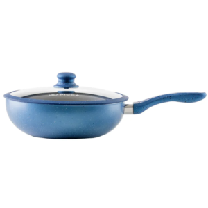 Sarten Wok PICCA Cina| Marmol 2.5 mm de espesor | Tapa de Vidrio | Color Azul