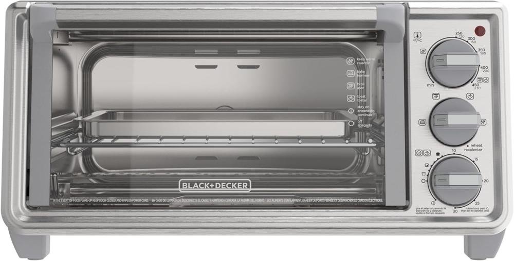 Horno Tostador BLACK AND DECKER|4 Rebanadas | Color Gris