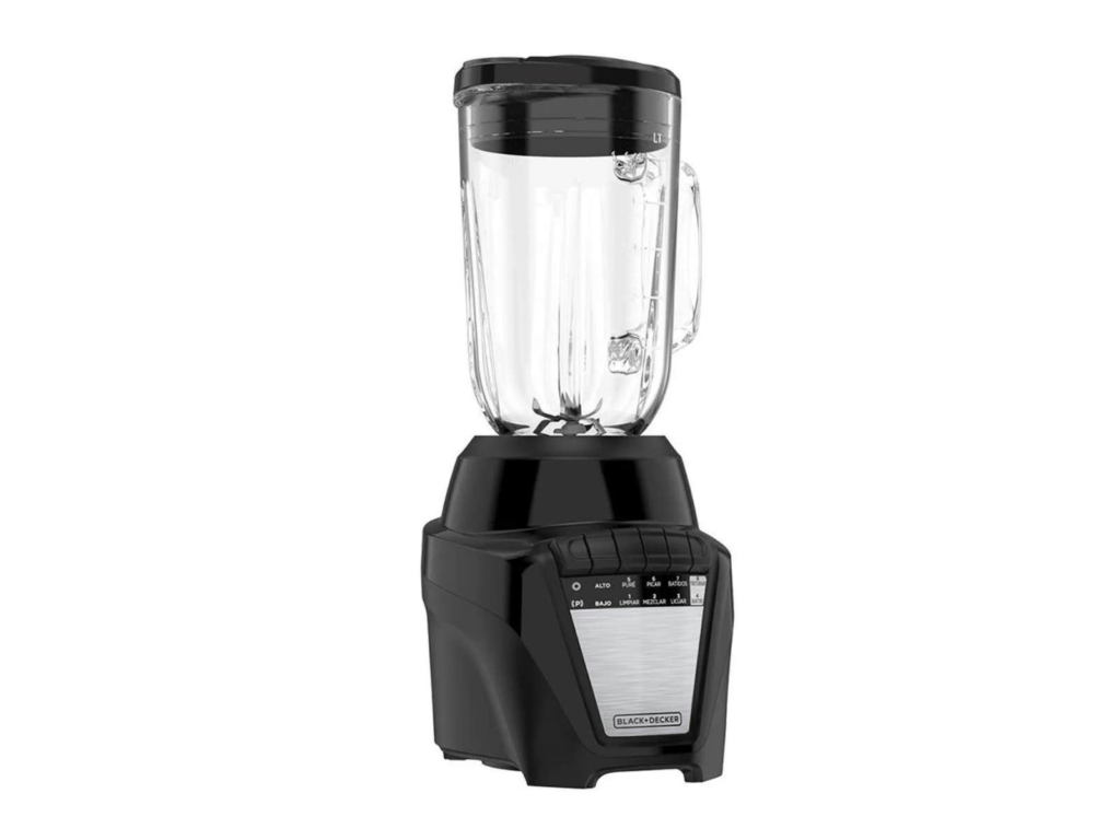 Licuadora BLACK AND DECKER ICE CRUSH| 8 velocidades | Vaso de Vidrio | BL0876-1BDLA