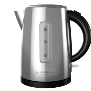 Hervidor De Agua | Black Decker | Acero Inoxidable de 1.7 Lts | KE2000SD