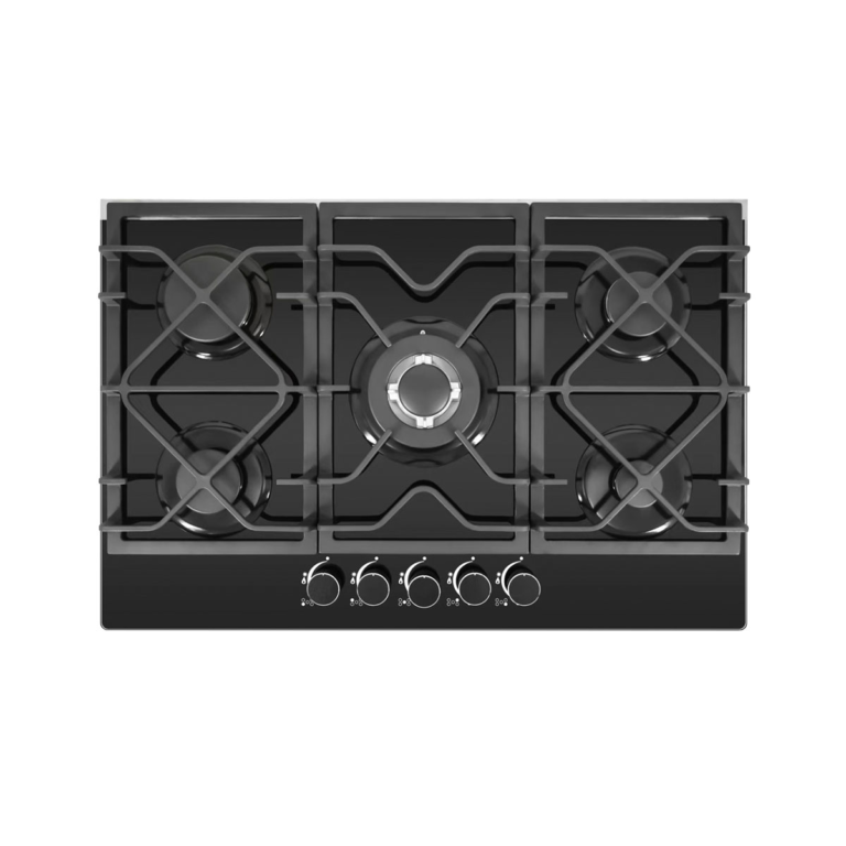 Estufa Empotrable IML de Gas| 5 Hornilla | Cuerpo de Vidrio Templado | QE-5V2