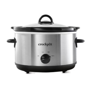 Olla de Cocimiento Lento | Crock-Pot | de 4.5 Litros | Gris